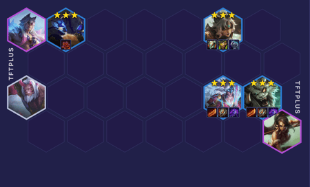 Đội hình Master Yi Rengar Reroll TFT mùa 18